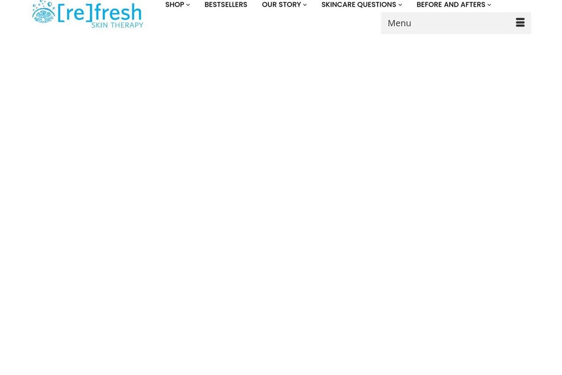 Refresh Skin Therapy homepage