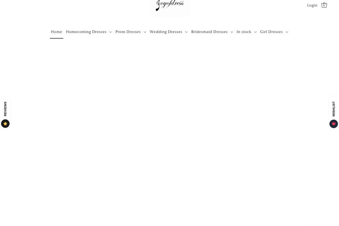 Joyofdress homepage