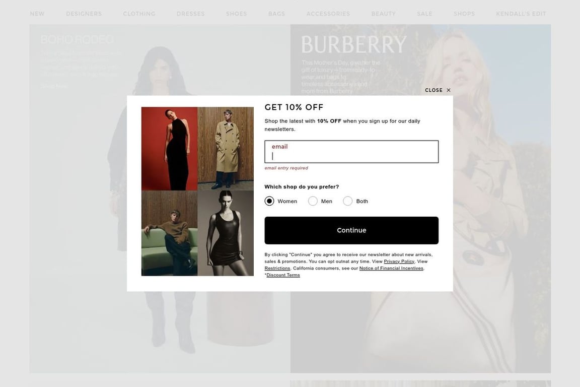 FWRD homepage