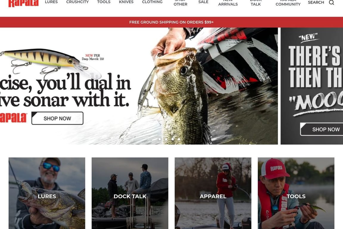 Rapala homepage