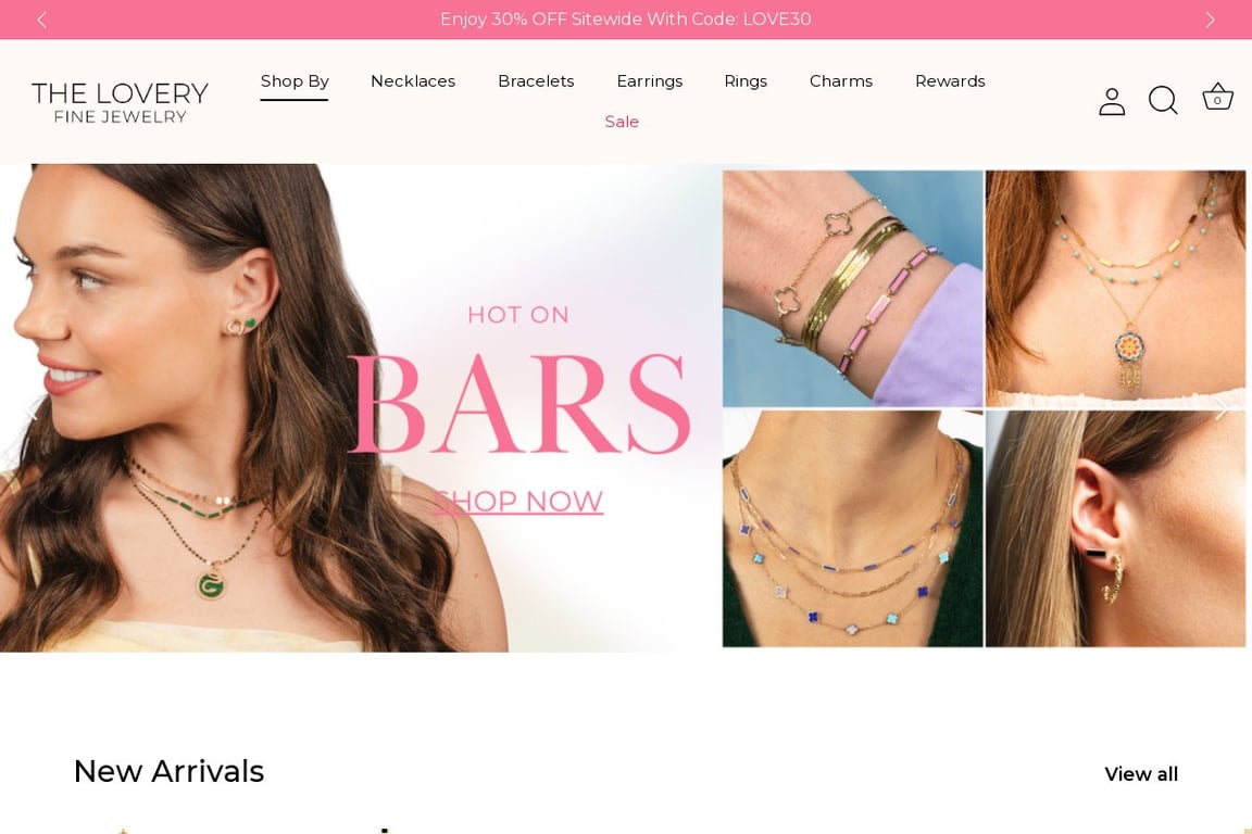 The Lovery homepage