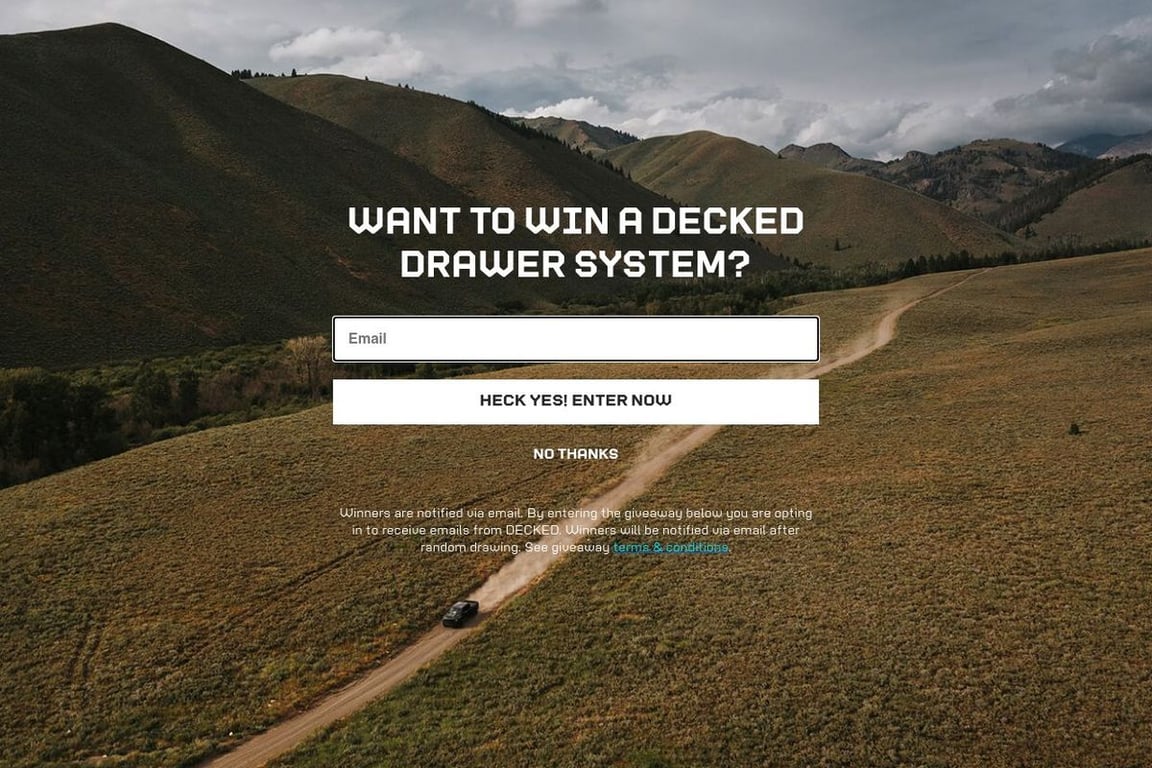 DECKED homepage