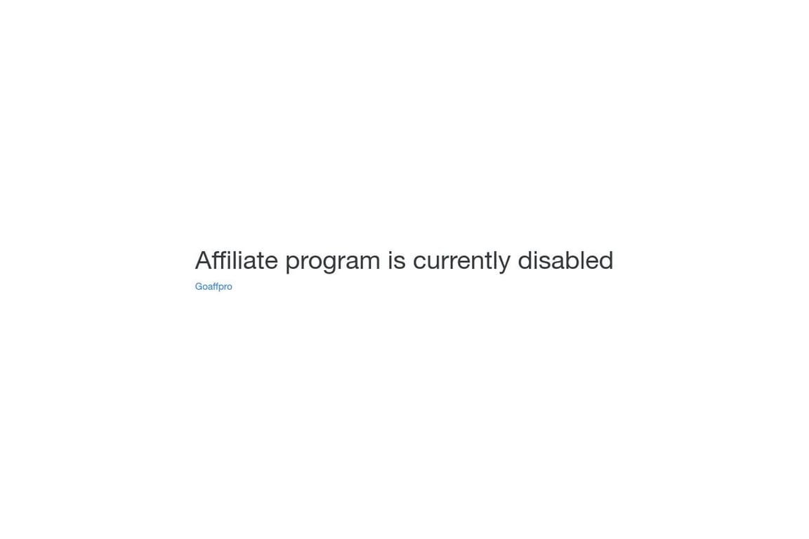 Cup of Te affiliate program signup page
