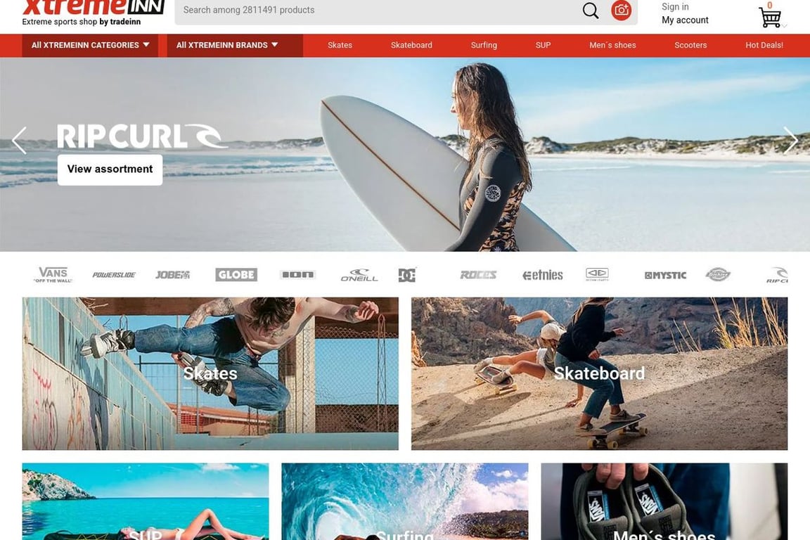 XtremeInn homepage