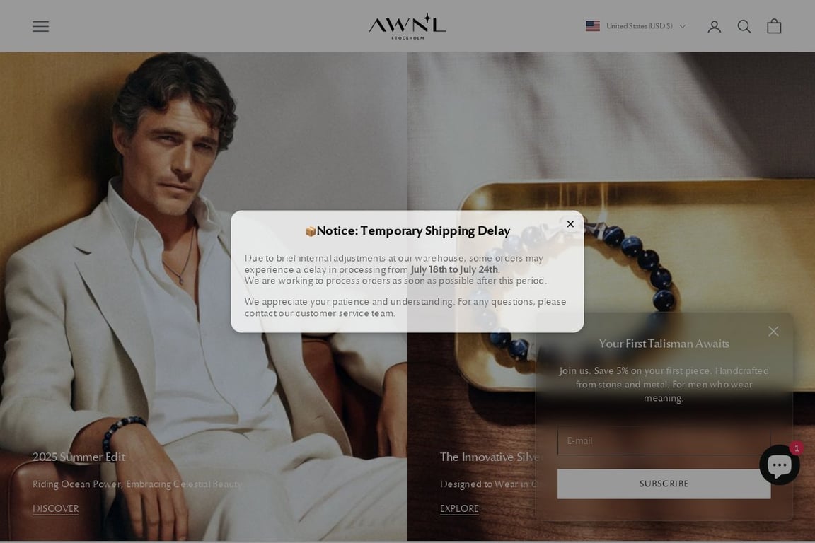 AWNL homepage