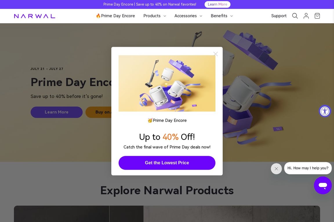 Narwal homepage