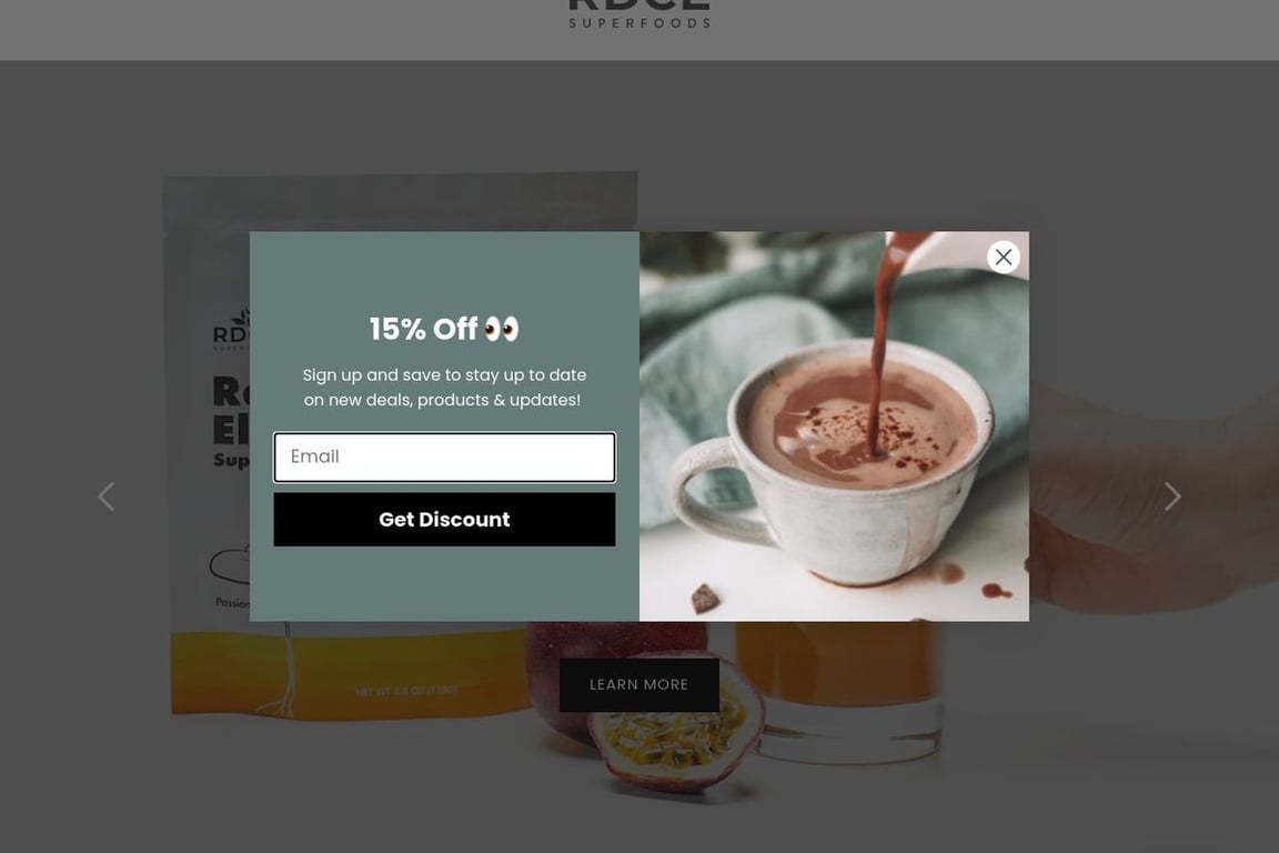RDCL Superfoods, Inc. homepage