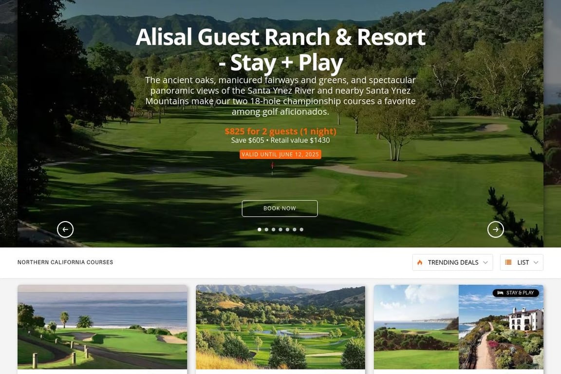 UnderPar homepage