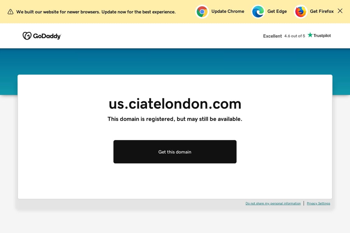 Ciate homepage