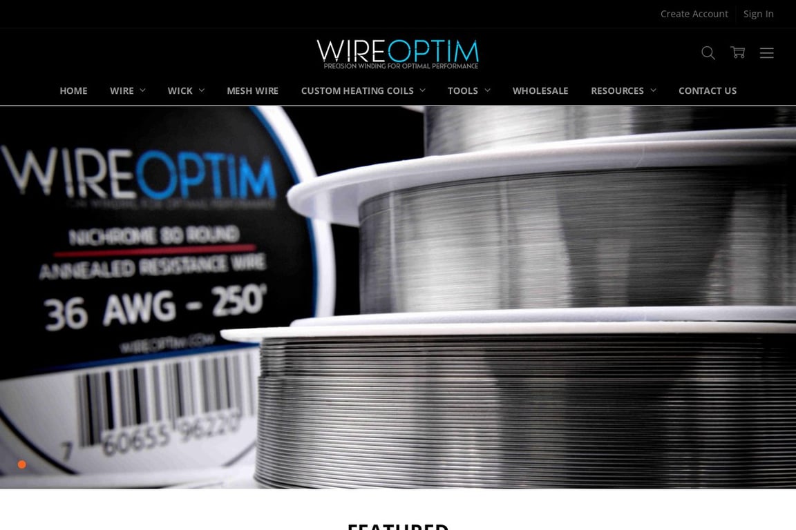 WIREOPTIM homepage