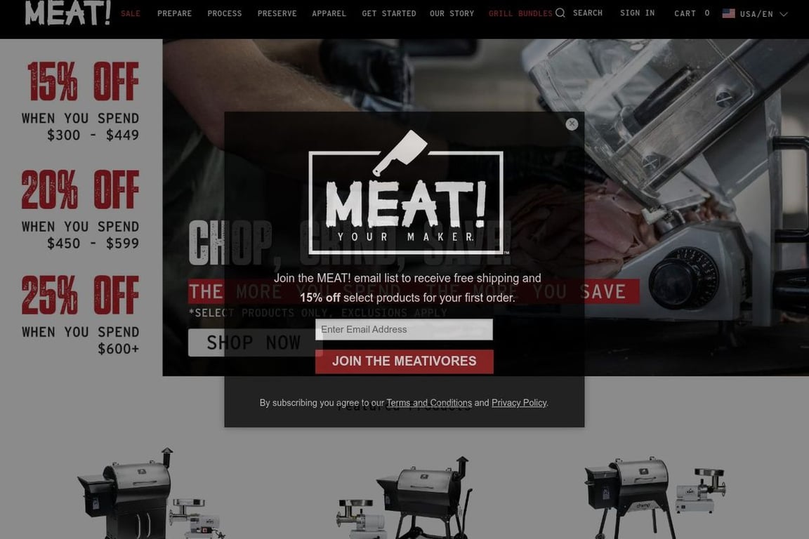 Meat homepage
