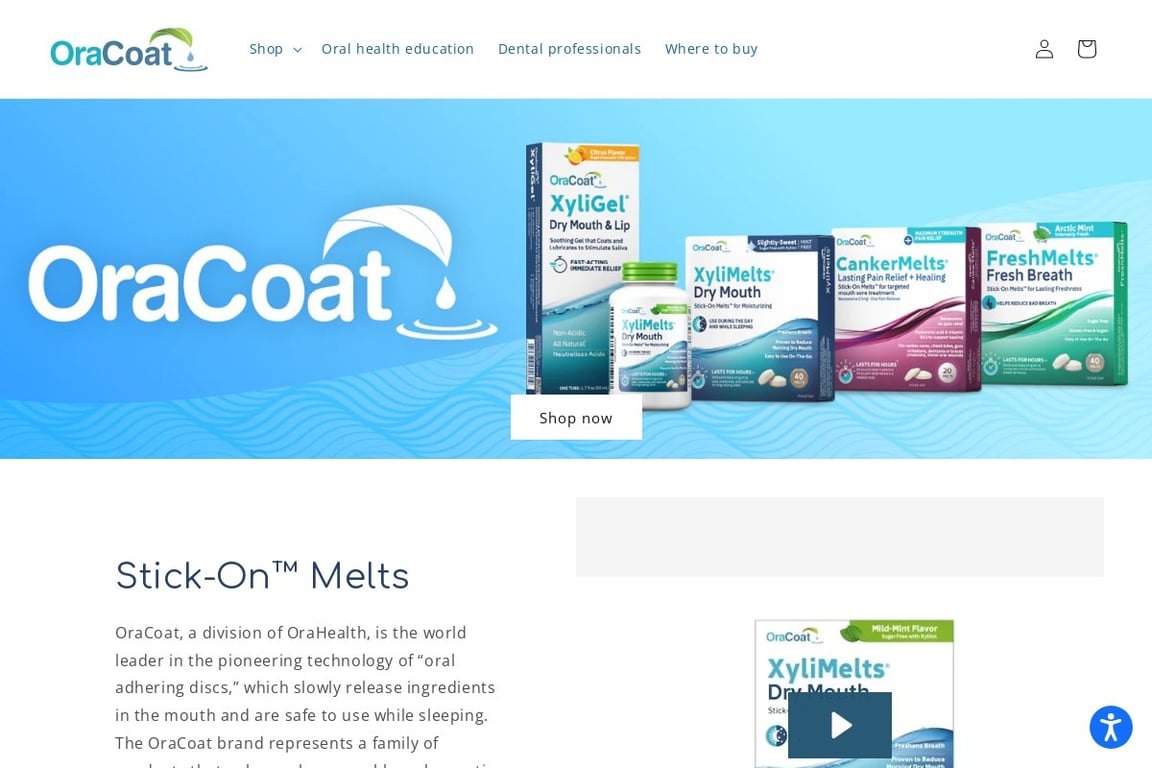 Oracoat homepage