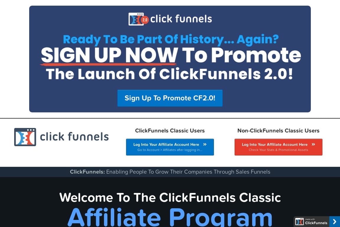 ClickFunnels Affiliate Program: Commission & Program Details (2026)