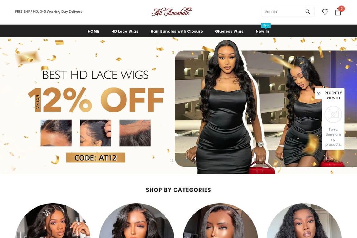 Ali Annabelle homepage