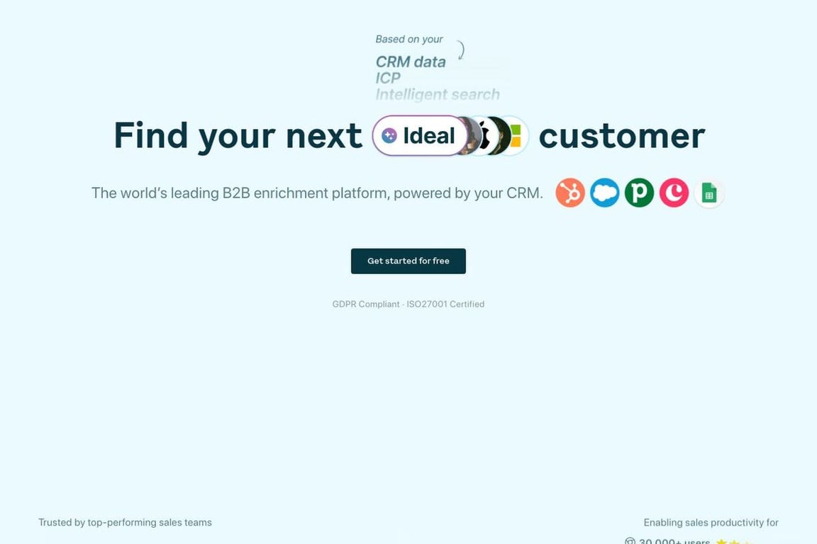 Leadjet homepage