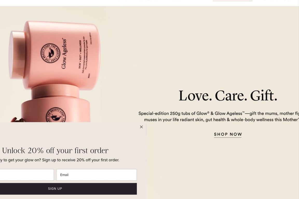 The Beauty Chef homepage