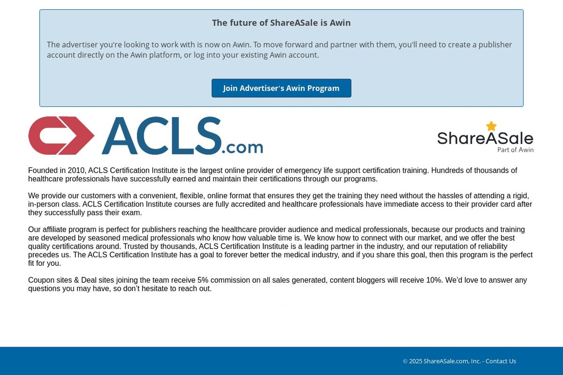 CareerCert affiliate program signup page