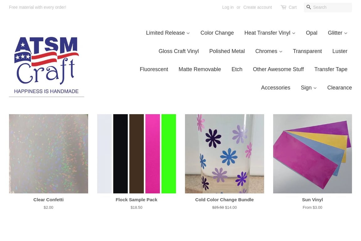 ATSM Craft homepage