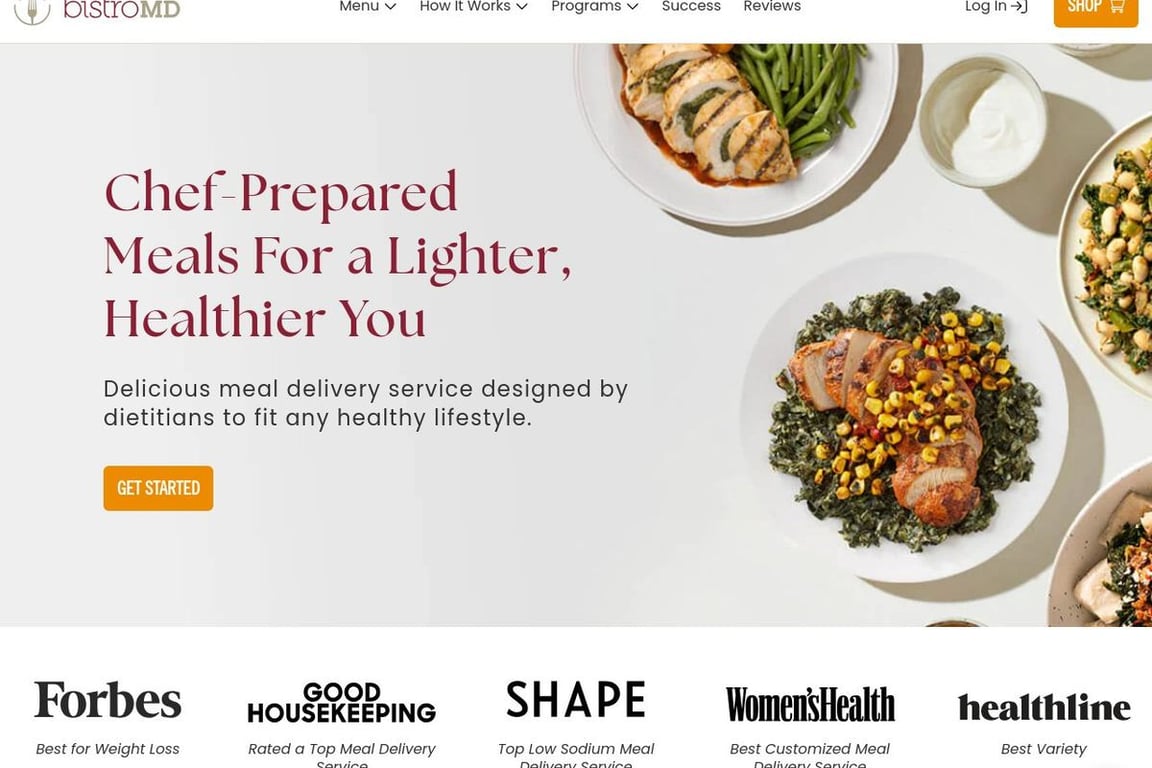 BistroMD homepage