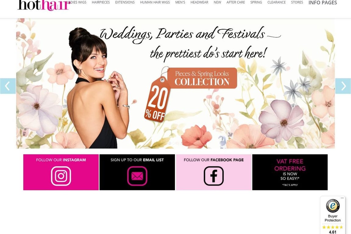 Hot Hair homepage