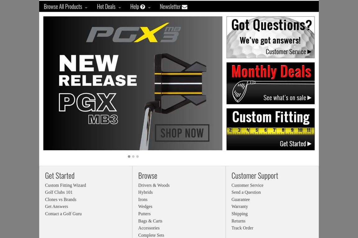Pinemeadowgolf.com homepage