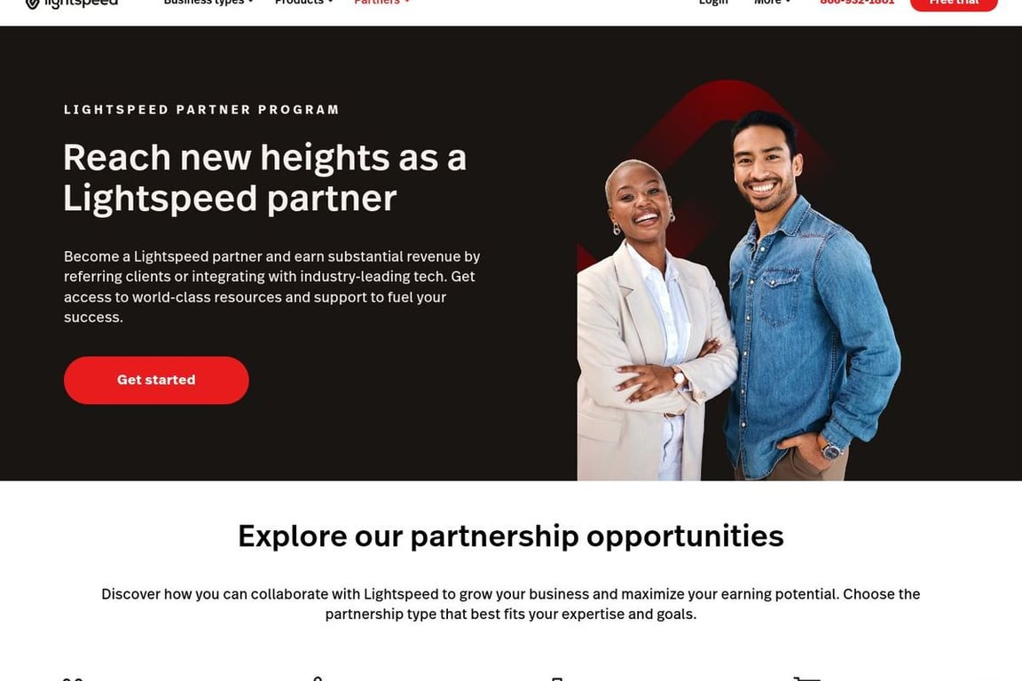 Upserve affiliate program signup page