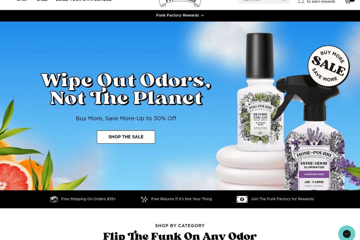 Poo-Pourri homepage