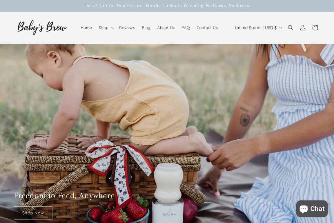 The Baby’s Brew homepage