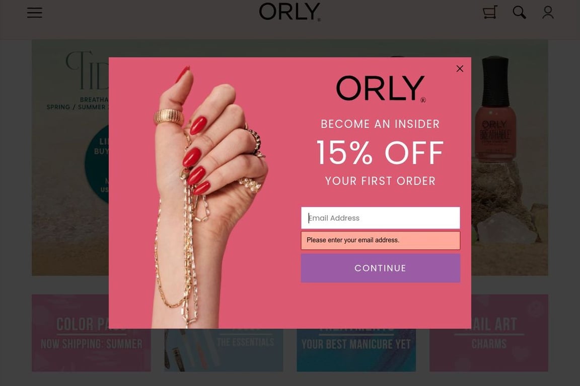 ORLY homepage