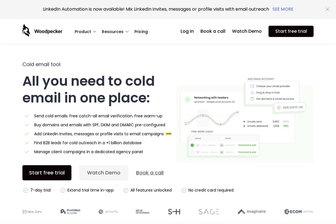 WoodPecker.co homepage