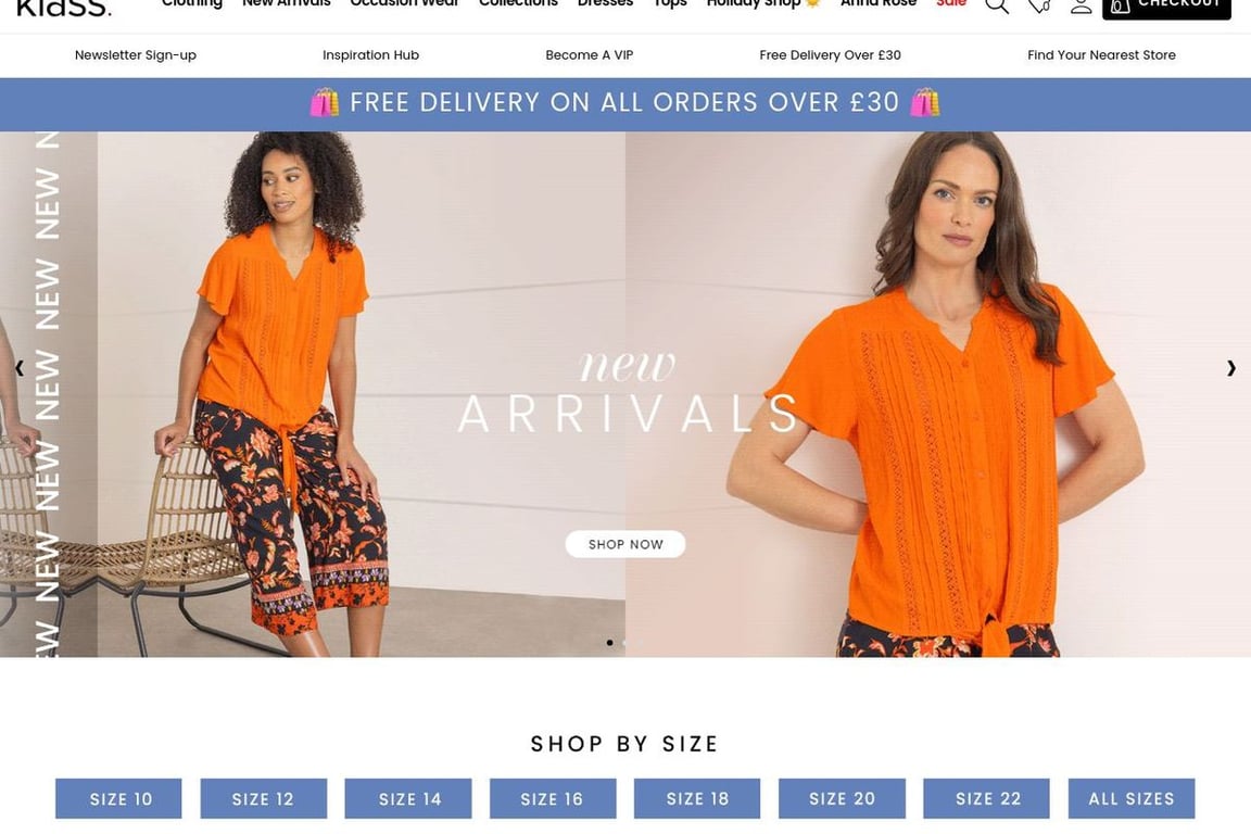 Klass homepage