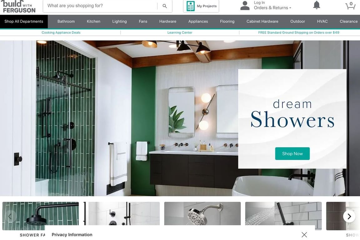Build With Ferguson homepage