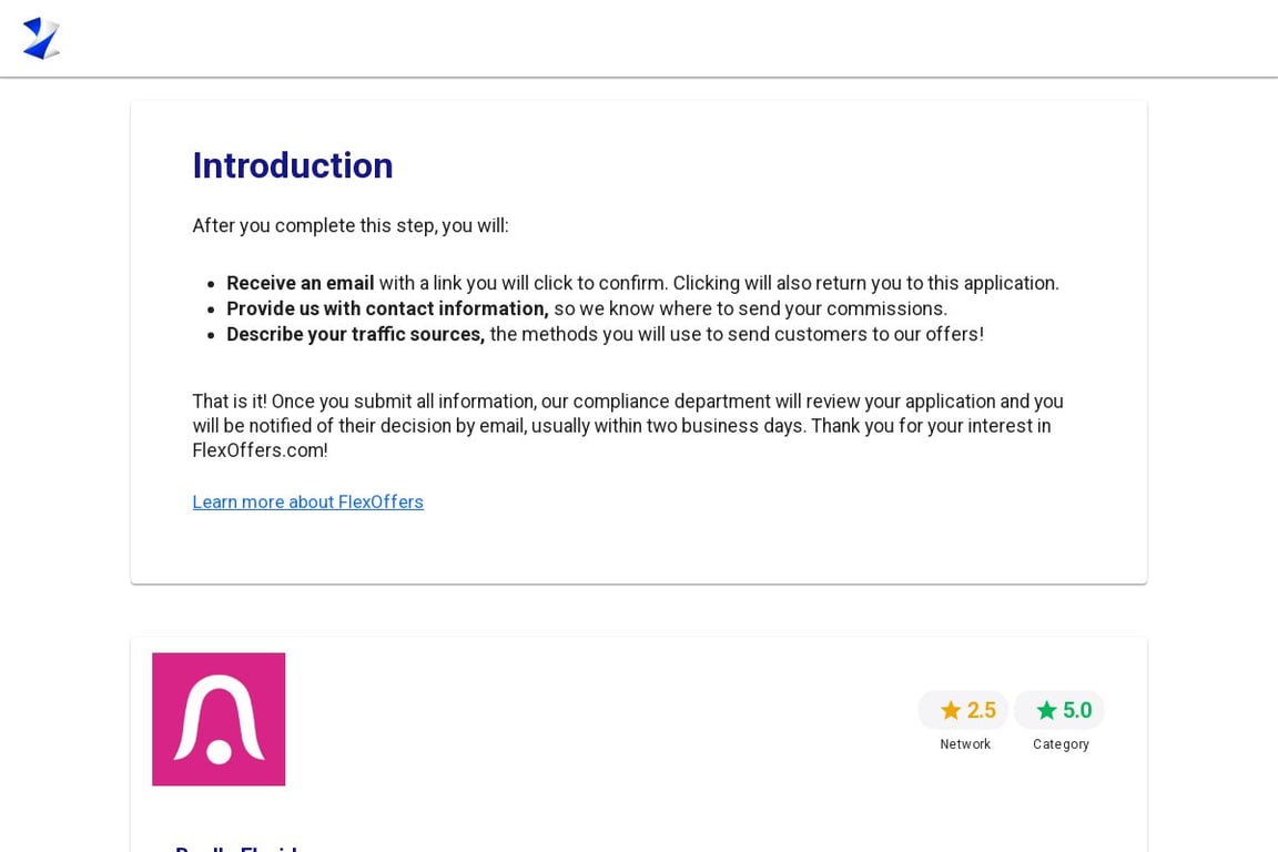 Bealls Florida affiliate program signup page