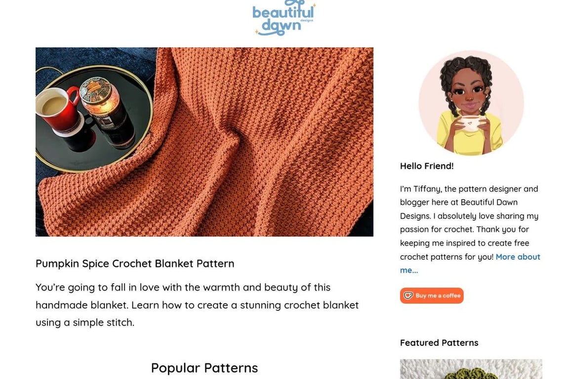 Beautiful Dawn homepage