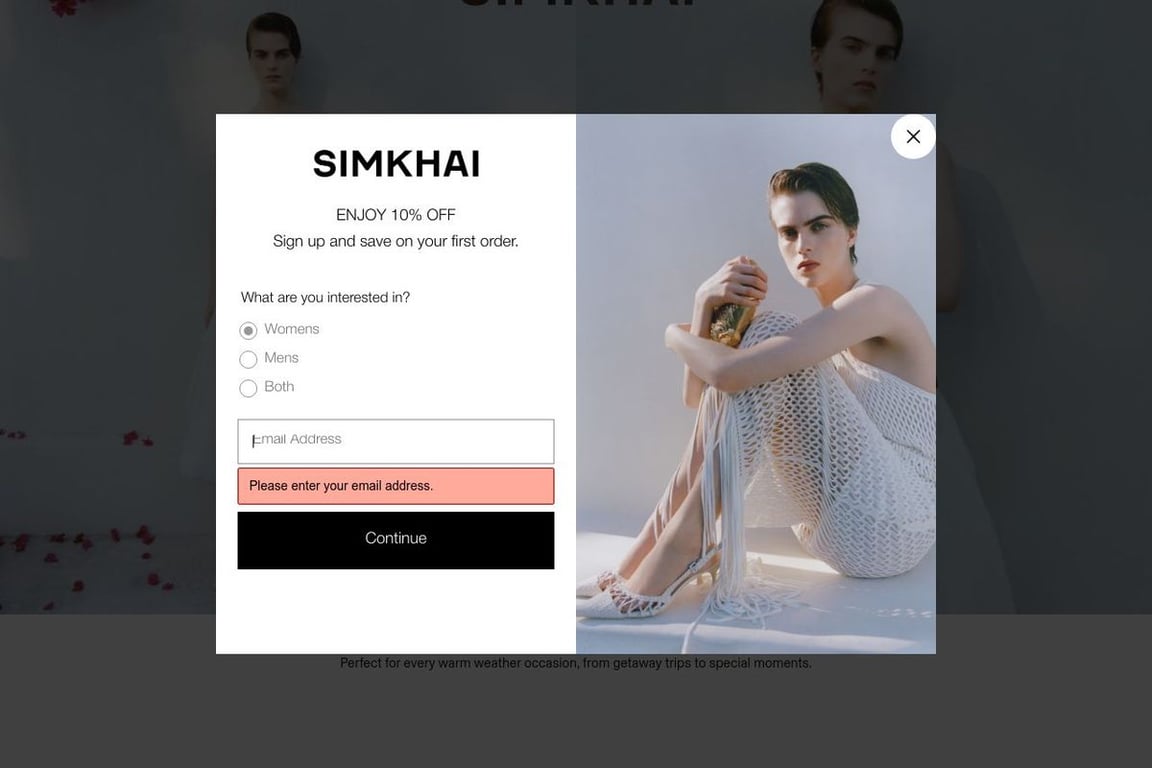 Jonathan Simkhai homepage