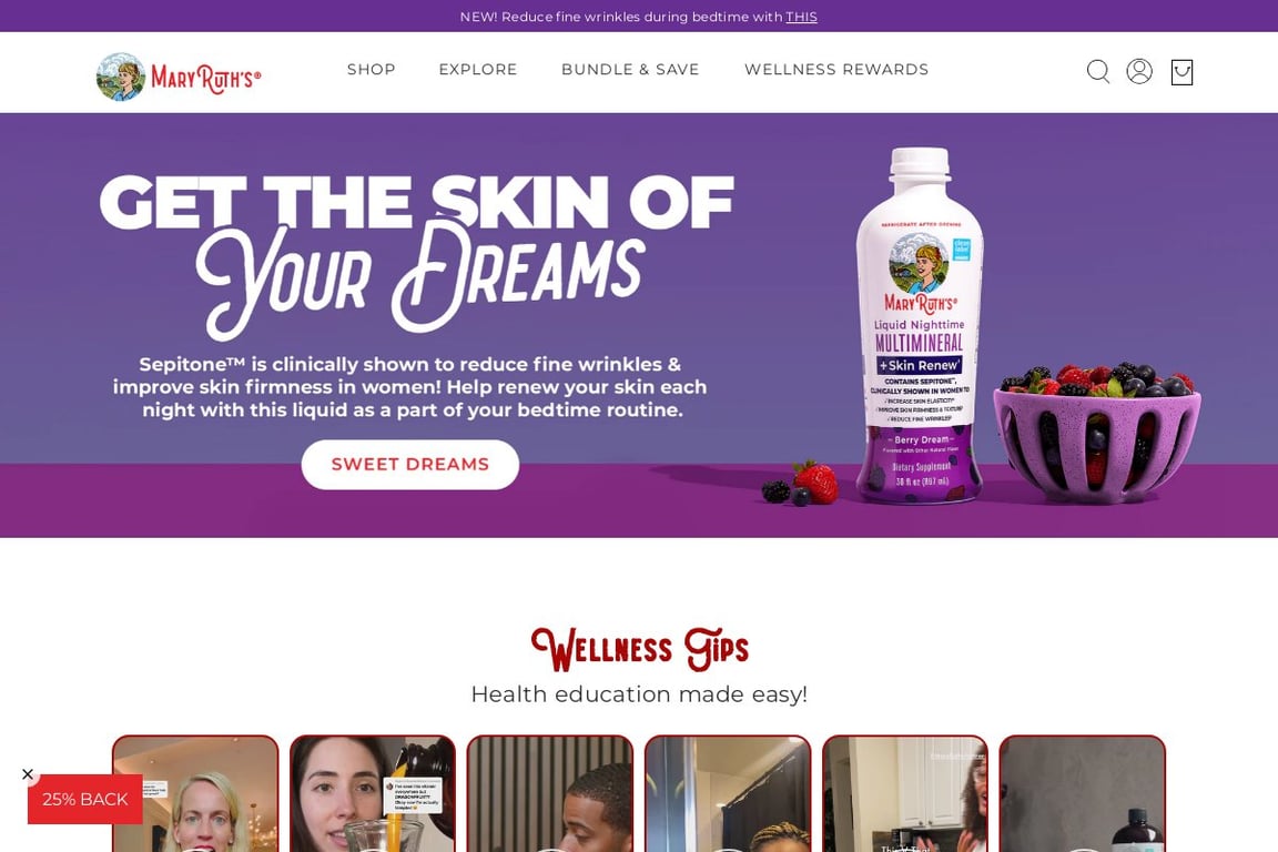 MaryRuth’s Preferred homepage