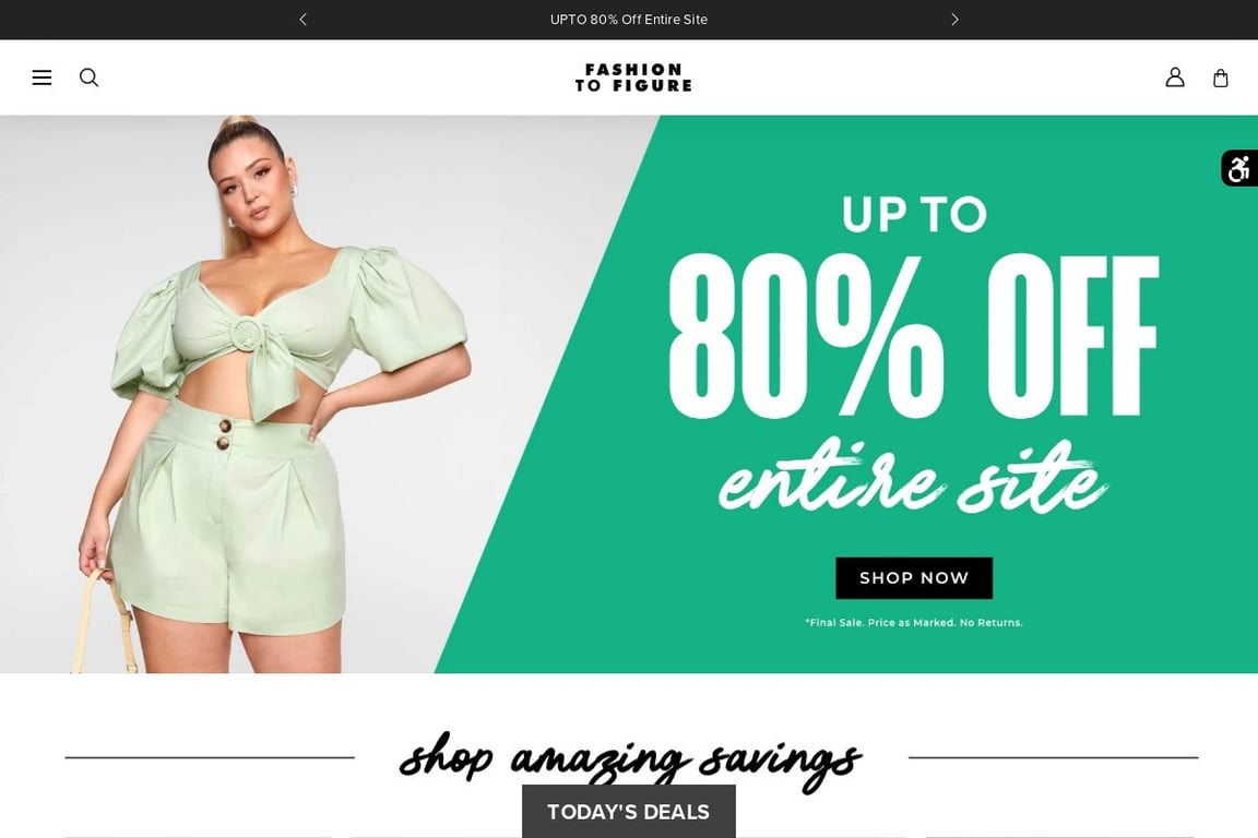 Fashion to Figure homepage