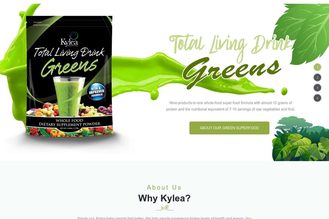 Kylea Health homepage