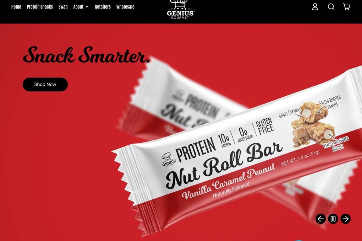 Genius Gourmet homepage