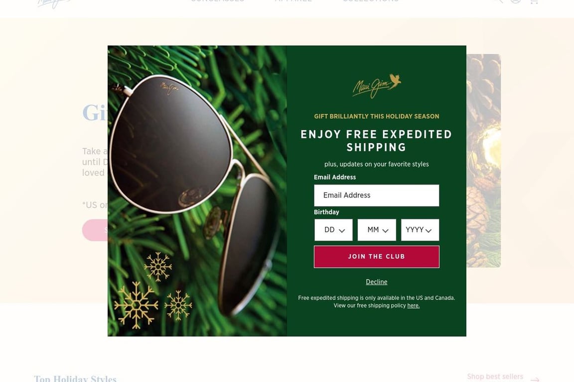 Maui jim hot sale promo code