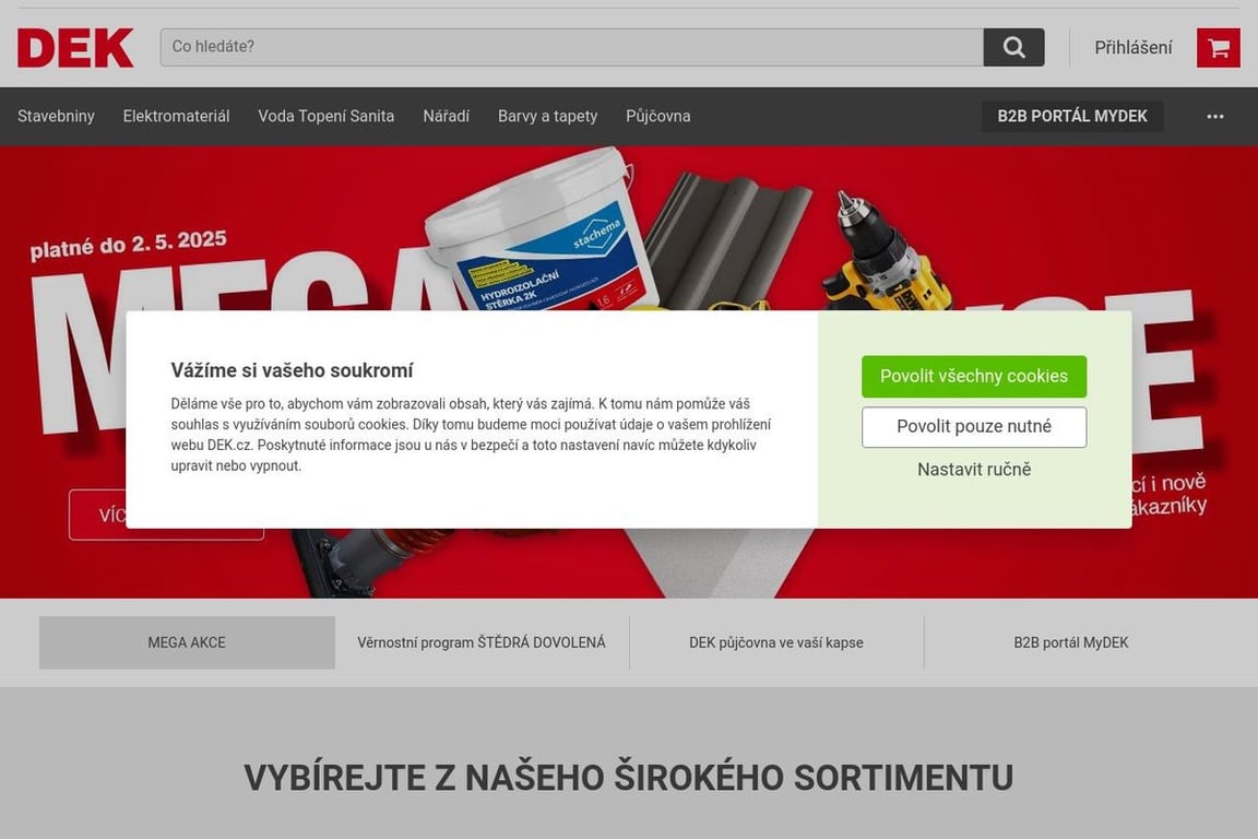 DEK homepage