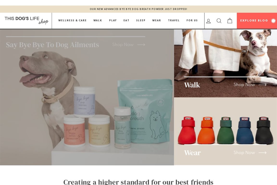 This Dog’s Life homepage