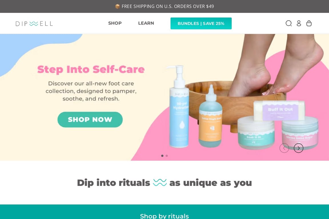 DipWell homepage