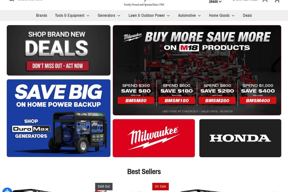 Max Tool homepage