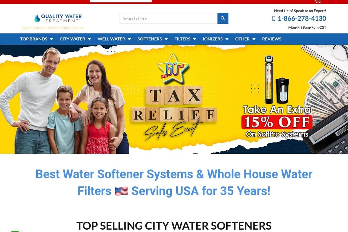 Quality Water Treatment homepage