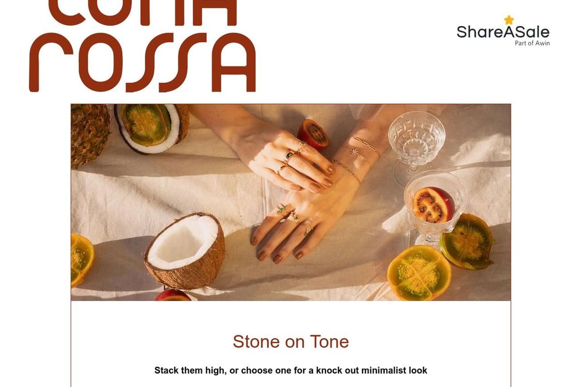 LUNA ROSSA affiliate program signup page