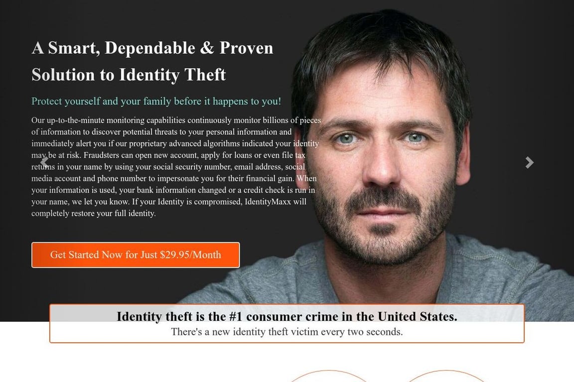 IdentityMaxx (US) homepage