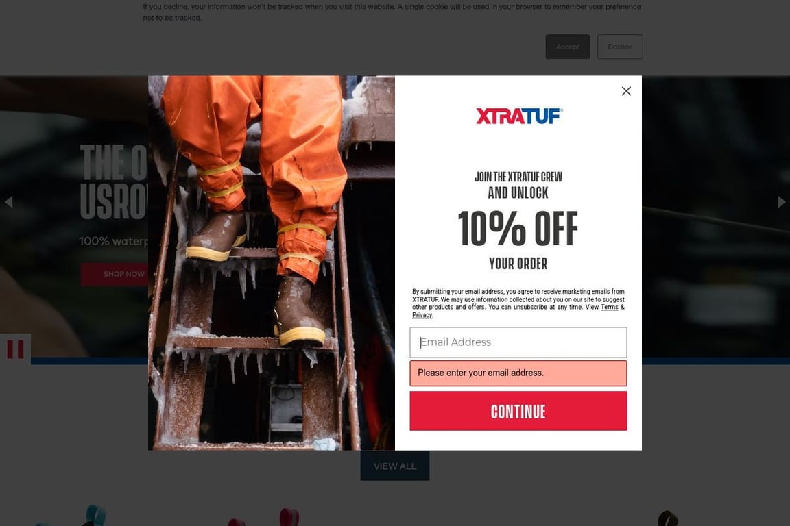 Xtratuf homepage
