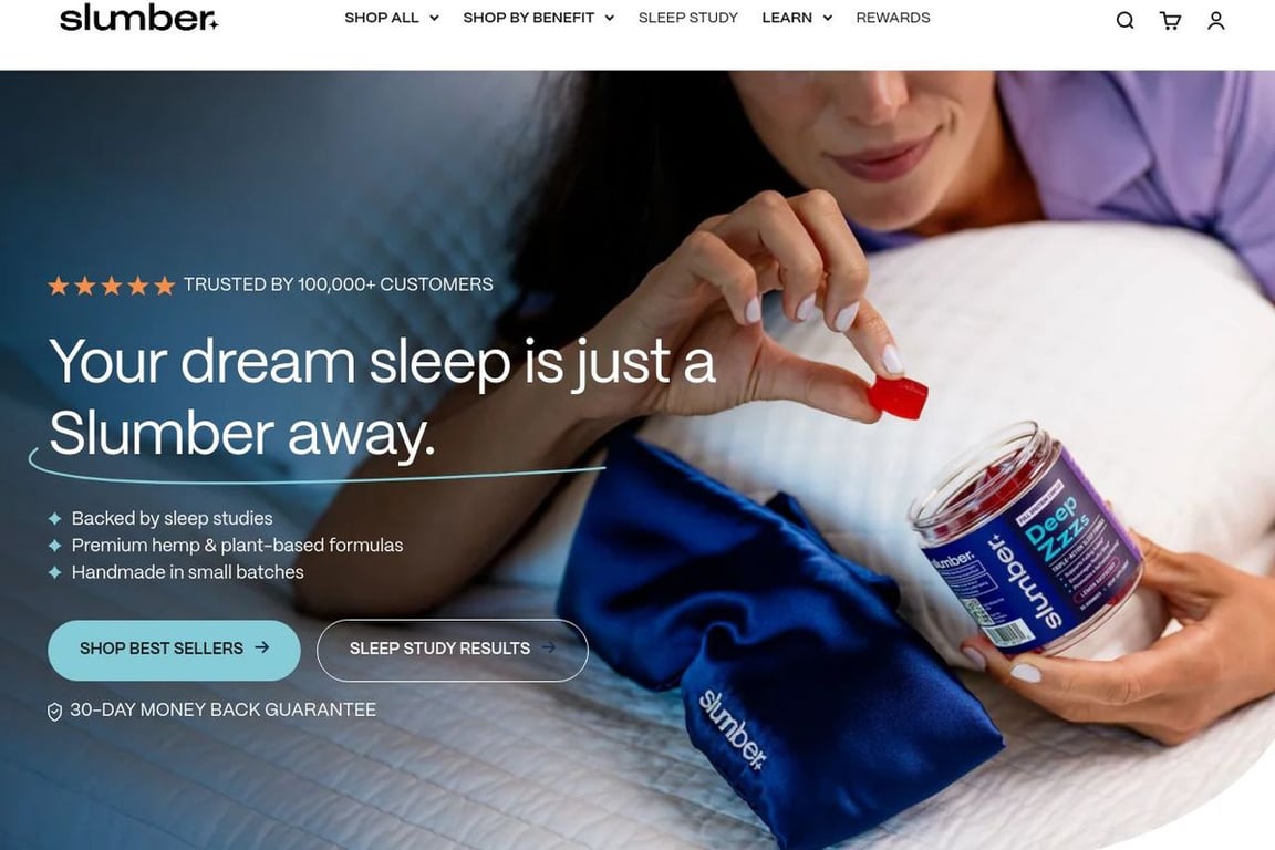 Slumber CBN homepage