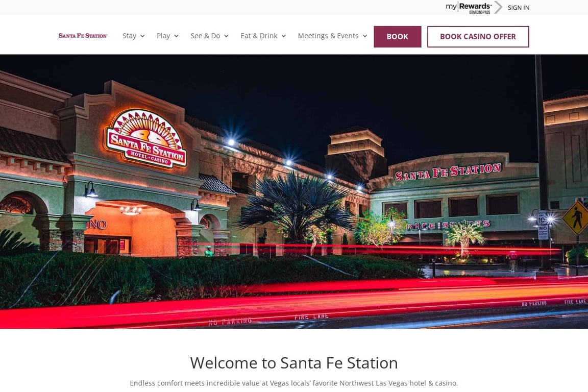 Santa Fe Station homepage